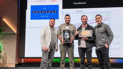 CTF winners at the Foresite cybersecurity forum Toronto