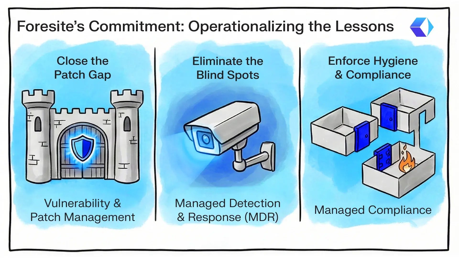 Foresite's commitment: operationalizing the lessons