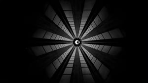 A series of diminishing size hexagons with powerful connecting lines through each corner towards the centre of the hexagonal Foresite logo.