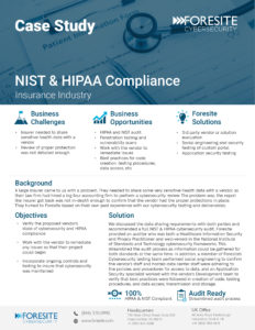 HIPAA NIST Compliance Case Study