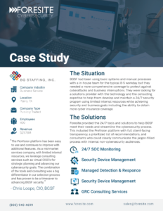 Case Study for BGSF